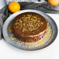Gluten Free Orange and walnut cake