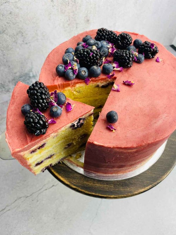 orange blueberry cake