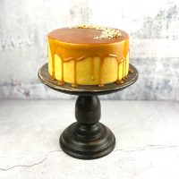 bannana caramel layer cake azidelicious optimized Banana Caramel cake