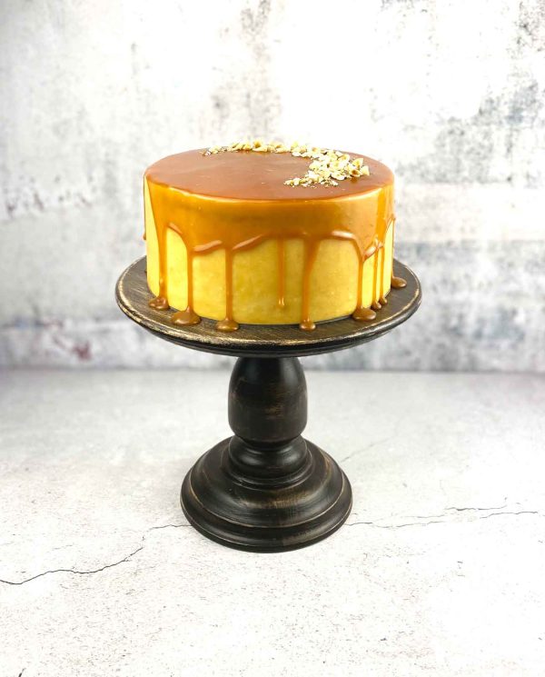 bannana caramel layer cake azidelicious optimized Banana Caramel cake