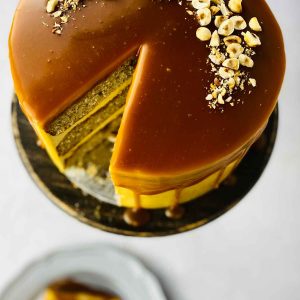Banana Caramel Cake