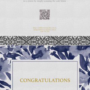 Blue floral background