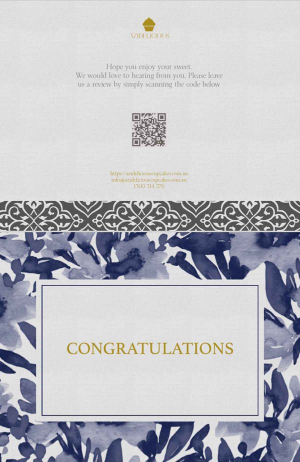 Blue floral background