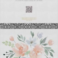 floral happy Birthday card
