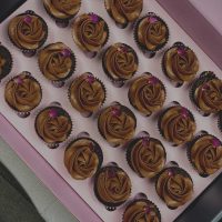Mini chocolate cupcake Azidelicious optimised Natural based adelaide cupcake delivry