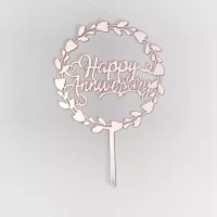 Happy Anniversary Cake Topper 1