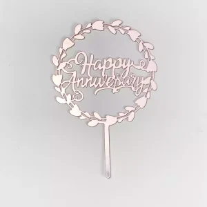 Happy Anniversary Cake Topper 1