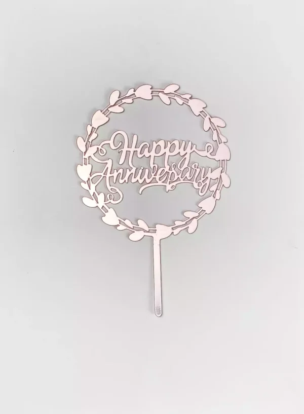 Happy Anniversary Cake Topper 1