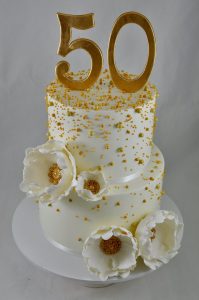 50 years birthday cake