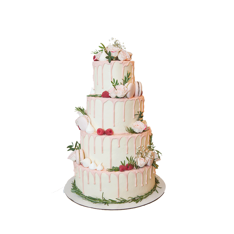 four tier wedding cake azidelicious