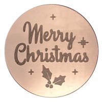 Merry Christmas disk 55 Merry Christmas Cake Label